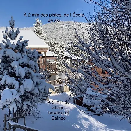 샬레 Joli A 2 Min Des Pistes, 5 Min Du Coeur Du Village, Parking Prive, A Pied